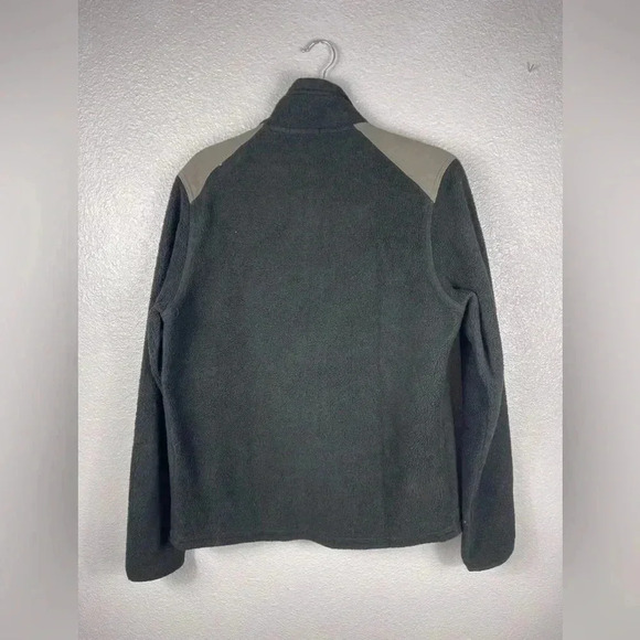Toad&Co Ballards Fleece Jacket Full Zip Men’s Small Black/Green Pockets Warm - Picture 10 of 10